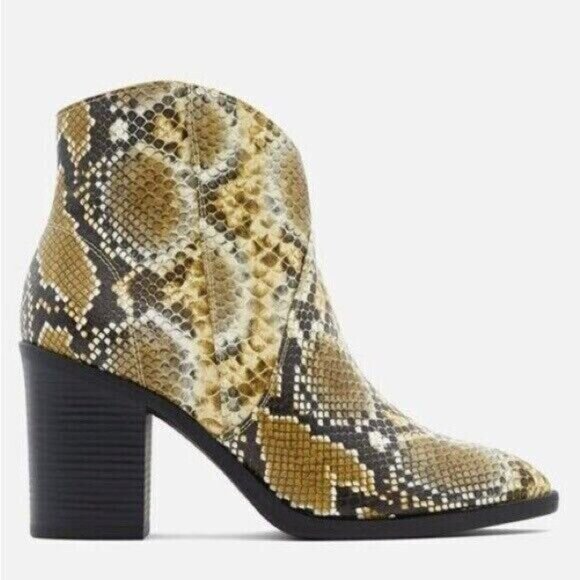 Call It Spring by ALDO Cecily vegan-friendly heeled western ankle Size 7 NWT - Picture 3 of 9